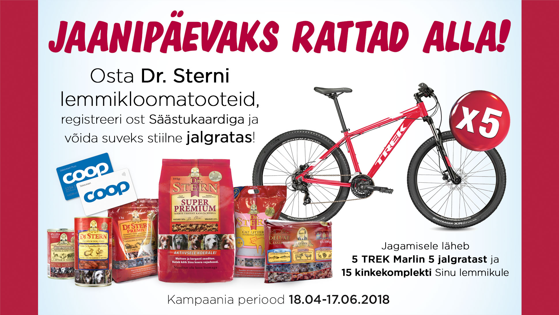VÕITJAD ON SELGUNUD! Dr. Stern kampaania 18.04.-17.06.2018