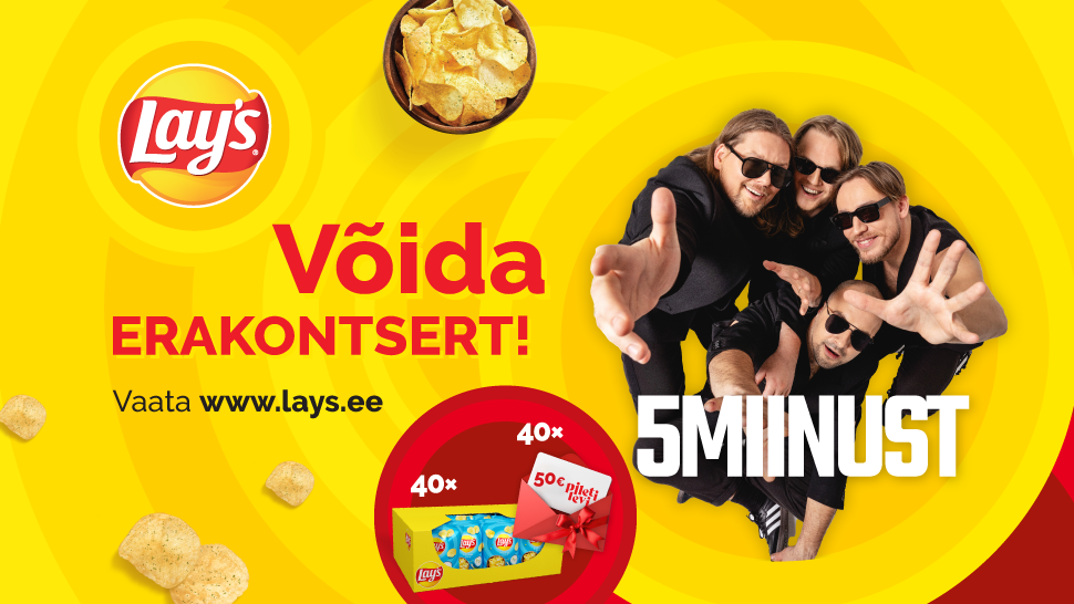 „Lay’s Music 2024“ kampaania 28.10.-22.12.2024