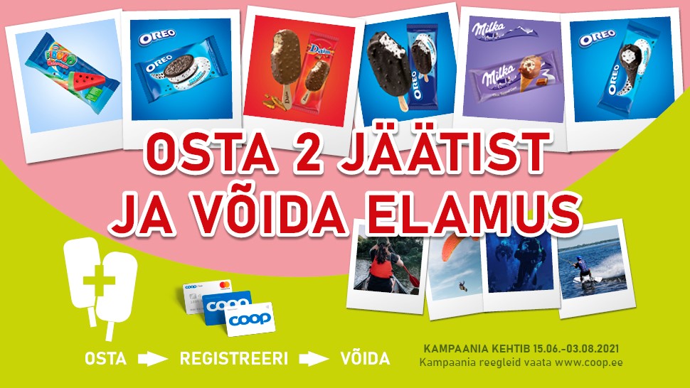 VÕITJAD ON SELGUNUD! Froneri jäätiste kampaania 15.06-03.08