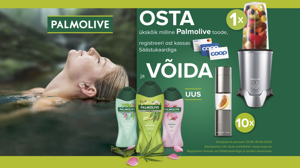 VÕITJAD ON SELGUNUD! Palmolive kampaania 01.06-30.06