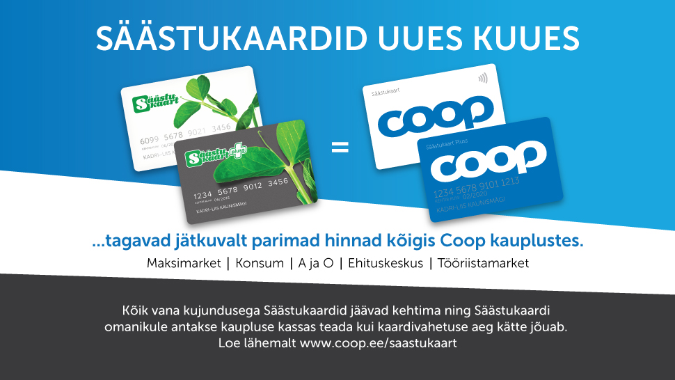 Säästukaardid uues kuues