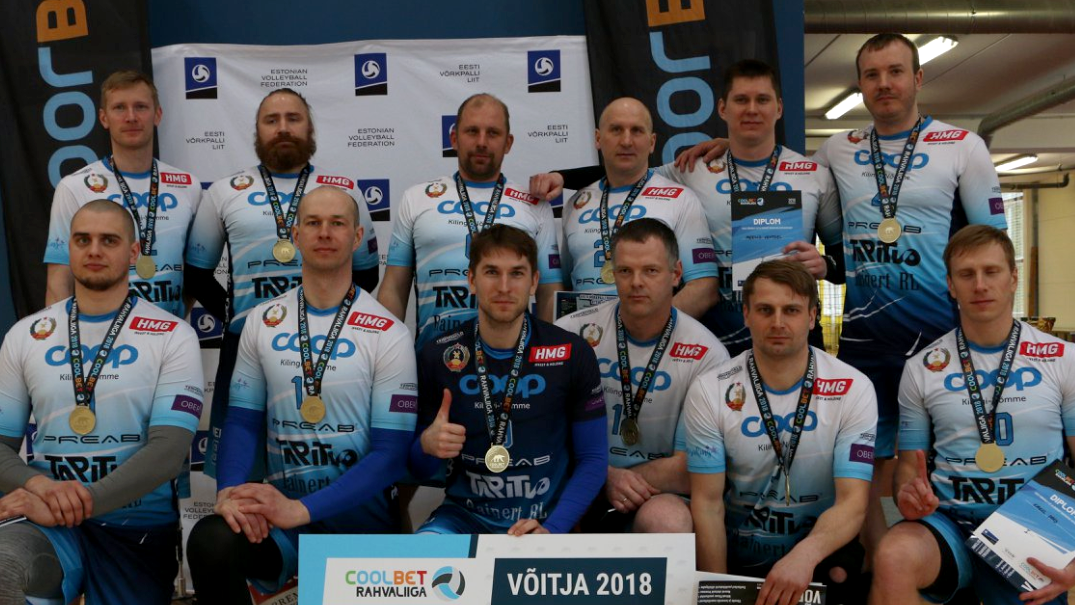 Coop Kilingi-Nõmme võrkpallurid panid hooajale võiduka punkti