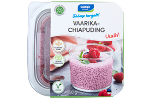 Vaarika-chiapuding Sööme targalt