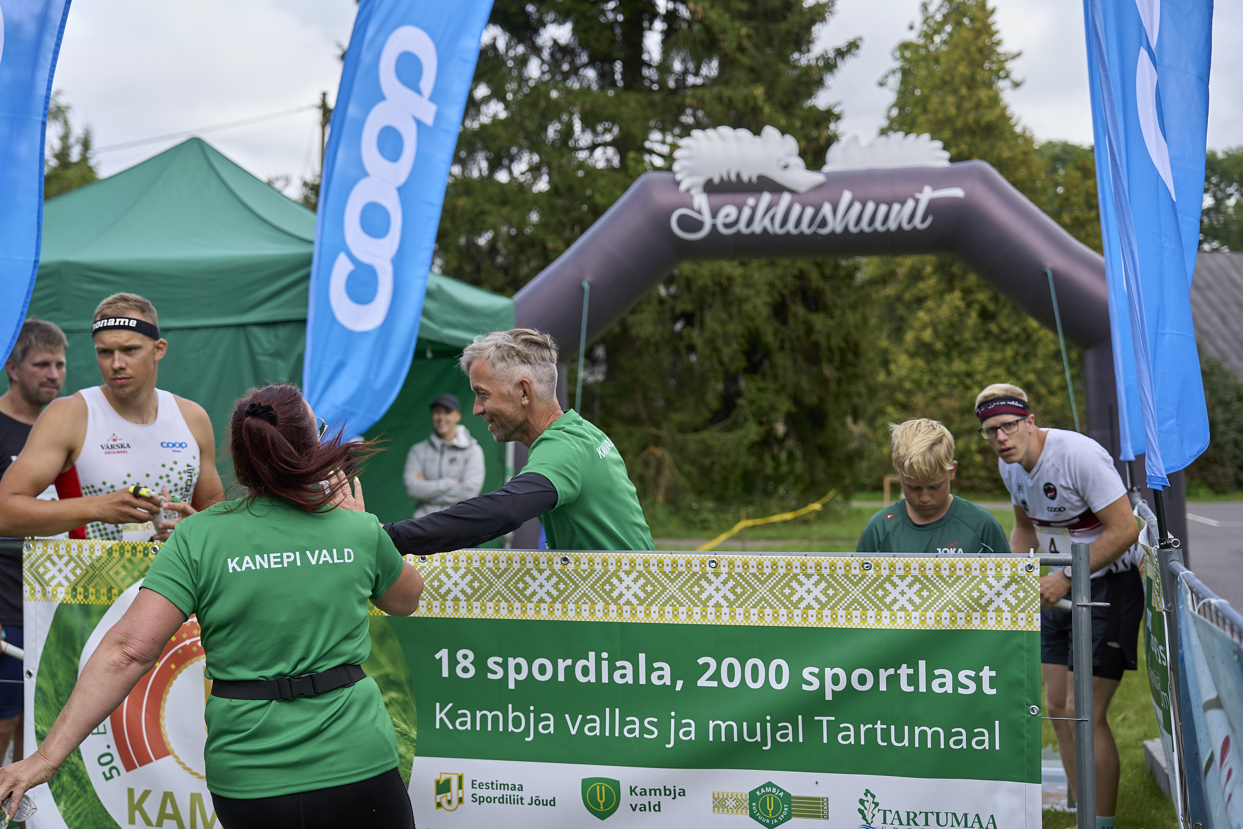 Kambja vallas toimunud 50. omavalitsuste suvemängud pakkusid kahe päeva jooksul võimalusi end proovile panna paljudel aladel.