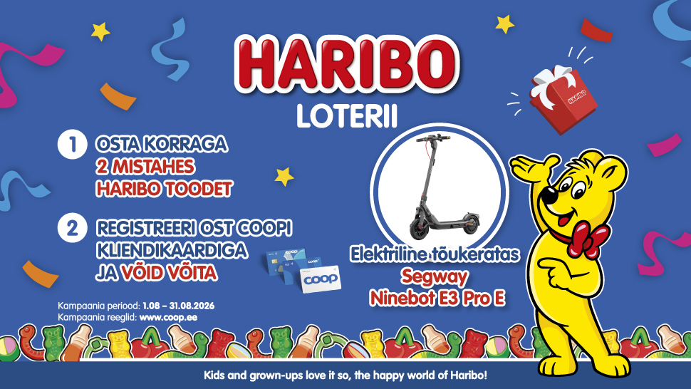 HARIBO 2026 tarbijamäng