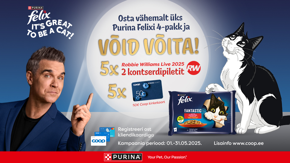 Felixi RW kontserdipiletite loterii tarbijamäng