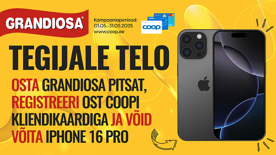 Grandiosa pitsa TEGIJALE TELO tarbijamäng