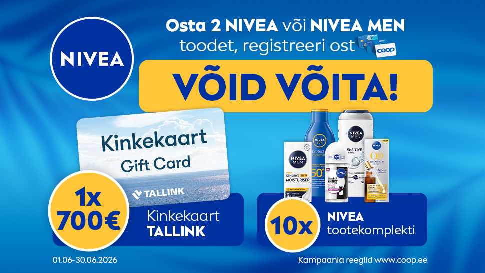 NIVEA tarbijamängu 