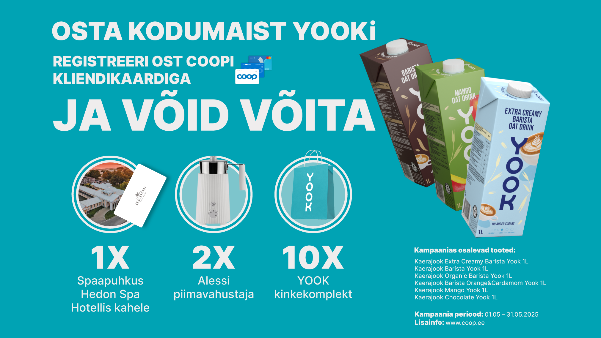 OSTA YOOK KAERAJOOKI JA VÕID VÕITA AUHINDU tarbijamäng