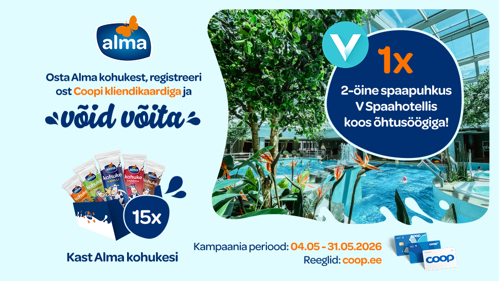 Osta Alma kohukest ja võid võita