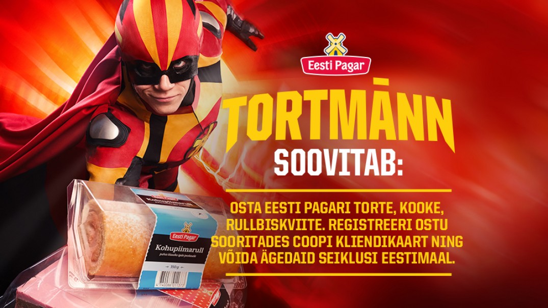 VÕITJAD ON SELGUNUD! Eesti Pagar Tortmänn kampaania  01.05-31.05