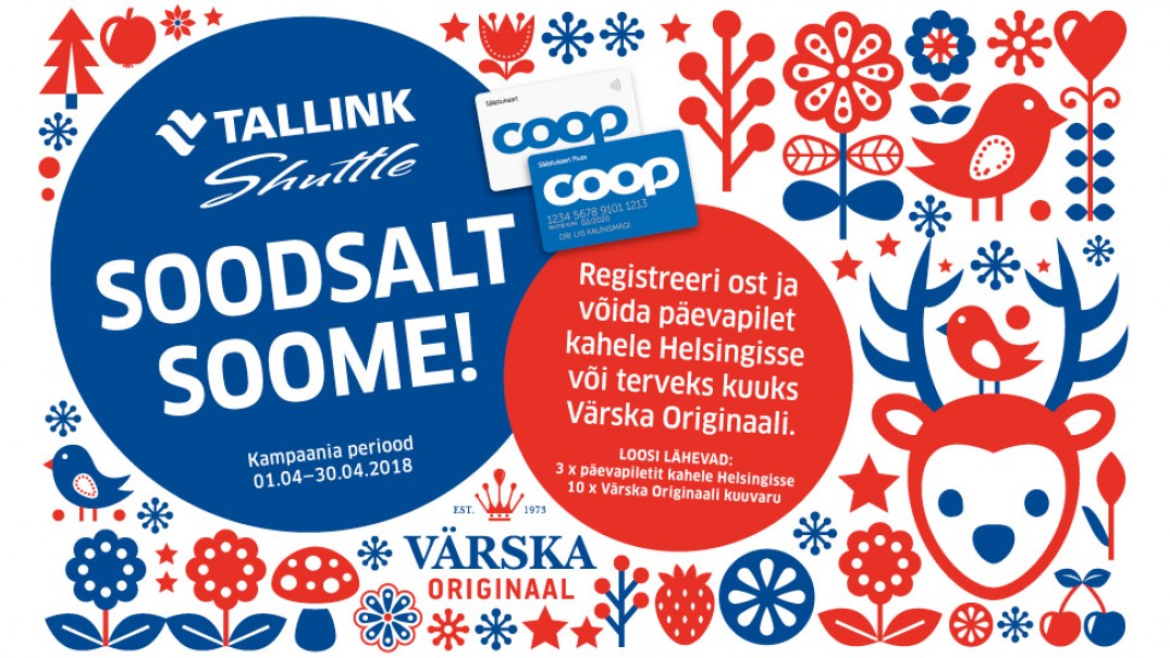 VÕITJAD ON SELGUNUD! Värska Originaal kampaania 01.04 – 30.04.2018