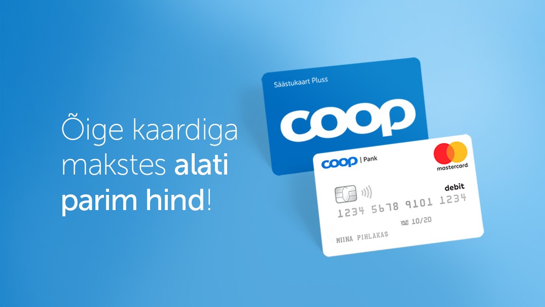 Coop Panga kaardiga saab Coopi kauplustes senisest suuremaid soodustusi
