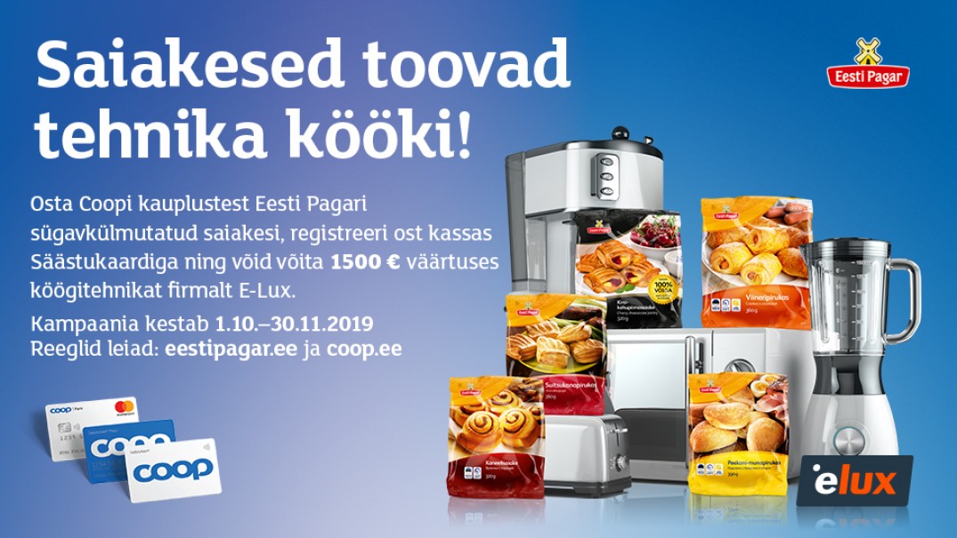 VÕITJA ON SELGUNUD! Eesti Pagar sügavkülmutatud toodete kampaania 01.10-30.11
