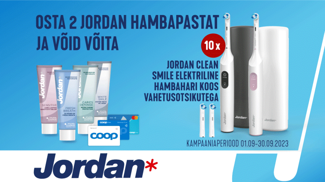 VÕITJAD ON SELGUNUD! Jordan kampaania 01.09.-30.09.2023