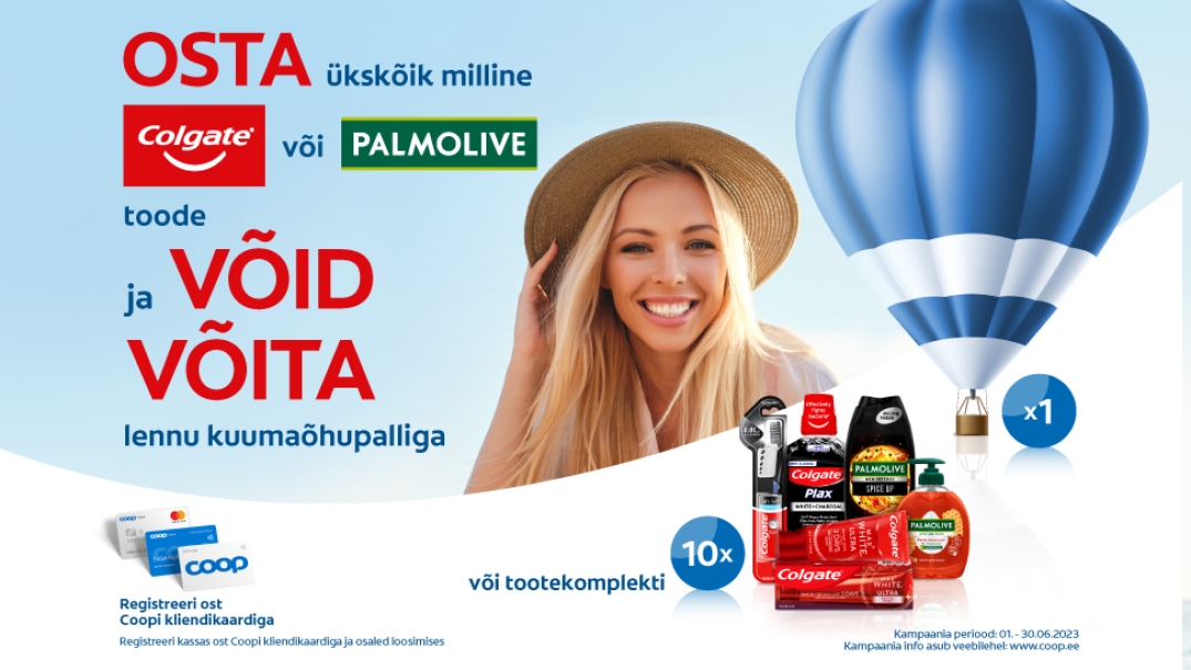 VÕITJAD ON SELGUNUD! Colgate, Palmolive kampaania 01.06-30.06.2023