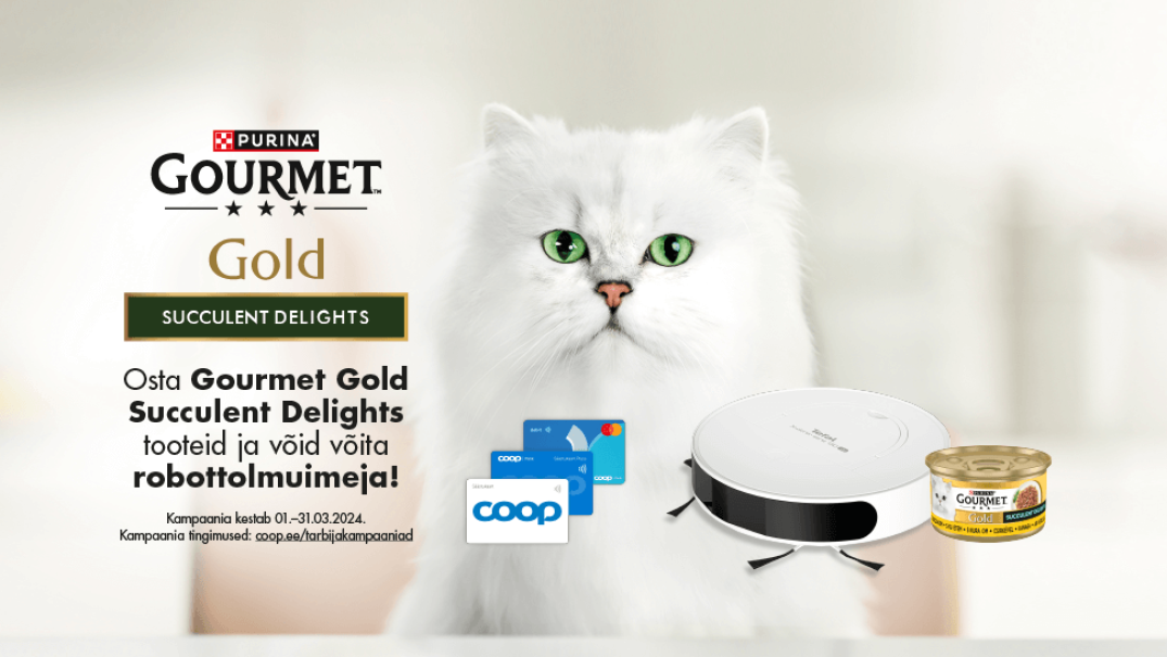 VÕITJA ON SELGUNUD! Gourmet Gold kampaania 01.03.-31.03.2024