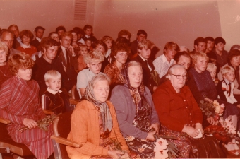 Antsla TÜ liikmete üldkoosolek 1987.a.