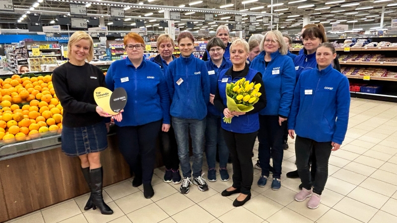 Coop valiti kaubanduse valdkonnas Top Tööandjaks juba neljandat aastat järjest