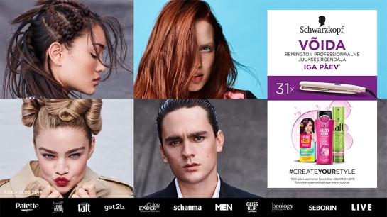 VÕITJAD ON SELGUNUD! Schwarzkopf kampaania  01.03.–31.03.2019