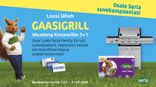 VÕITJA ON SELGUNUD! Serla kampaania 01.07-07.08