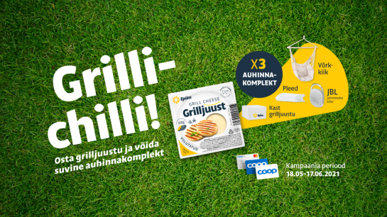 VÕITJAD ON SELGUNUD! Epiim Grilljuustu kampaania 18.05-17.06