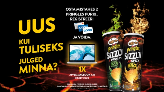 VÕITJAD ON SELGUNUD! Pringles kampaania 01.06-30.06