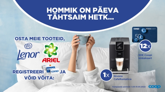 VÕITJAD ON SELGUNUD! Ariel-Lenor kampaania 1.03-31.03