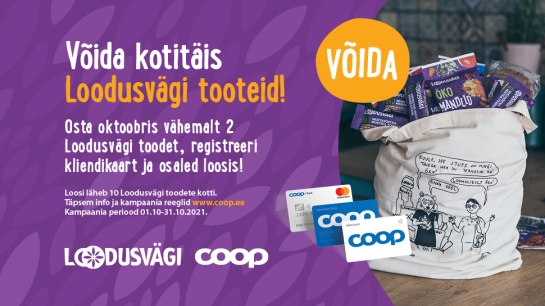 VÕITJAD ON SELGUNUD! Loodusvägi kampaania 01.10-31.10