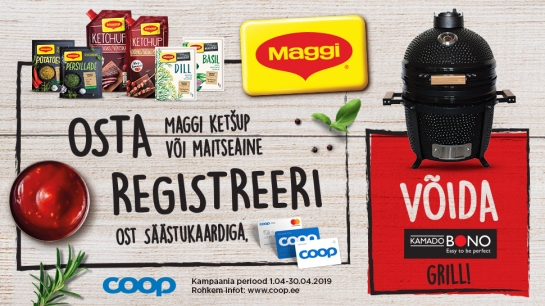 VÕITJA ON SELGUNUD! Maggi kampaania 01.04-30.04