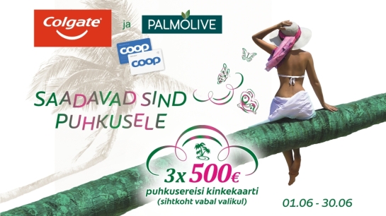 VÕITJAD ON SELGUNUD! Colgate-Palmolive kampaania 01.06-30.06