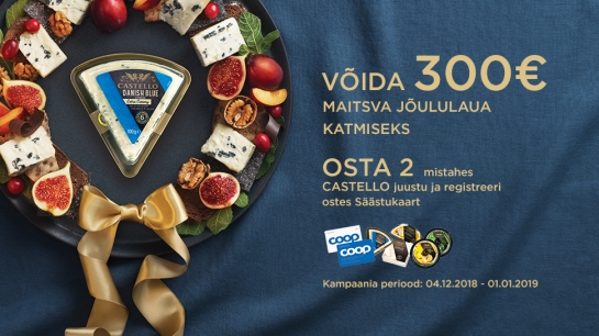 VÕITJA ON SELGUNUD! Castello kampaania 04.12–01.01