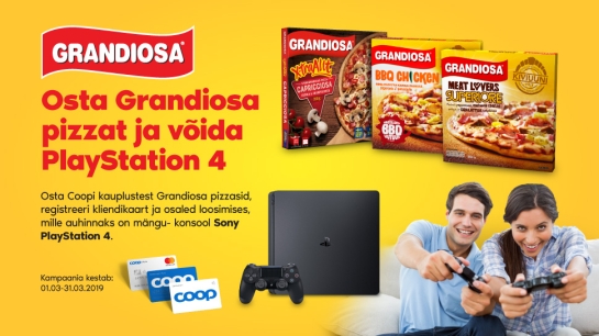 VÕITJA ON SELGUNUD! Grandiosa kampaania 01.03.-31.03.2019