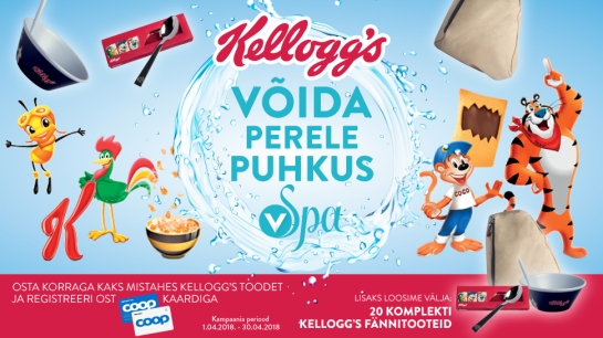 VÕITJAD ON SELGUNUD! Kellogg's kampaania 01.04.-30.04.2018