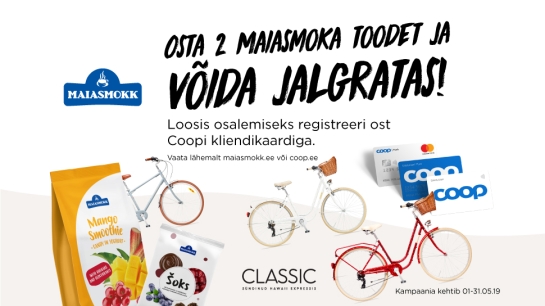VÕITJAD ON SELGUNUD! Maiasmoka kampaania 01.05-31.05