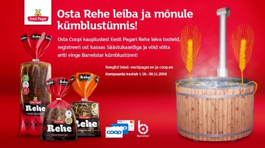 VÕITJA ON SELGUNUD! Rehe leiva kampaania 01.10-30.11