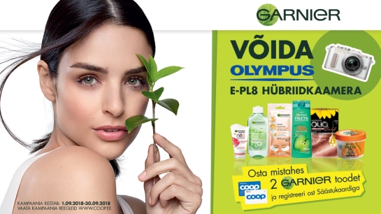 VÕITJA ON SELGUNUD! L`Oréal Garnier kampaania 01.09-30.09
