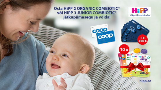 VÕITJAD ON SELGUNUD! HIPP kampaania 04.12–01.01