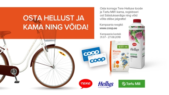 VÕITJAD ON SELGUNUD! Kama ja Hellus kampaania 31.07-27.08