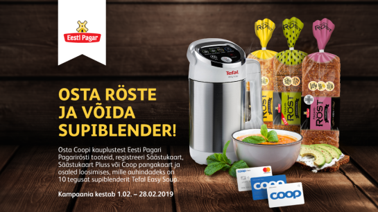 VÕITJAD ON SELGUNUD! Pagarirösti kampaania 01.02-28.02