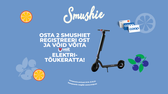 VÕITJA ON SELGUNUD! Salvest Smushie 1.10-31.10