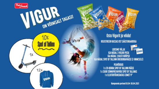 VÕITJAD ON SELGUNUD! Viguri kampaania 01.04-30.04