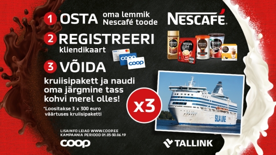 VÕITJAD ON SELGUNUD! Nescafe kampaania 01.05-30.06