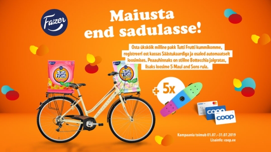 VÕITJAD ON SELGUNUD! Tutti Frutti kampaania 01.07-31.07