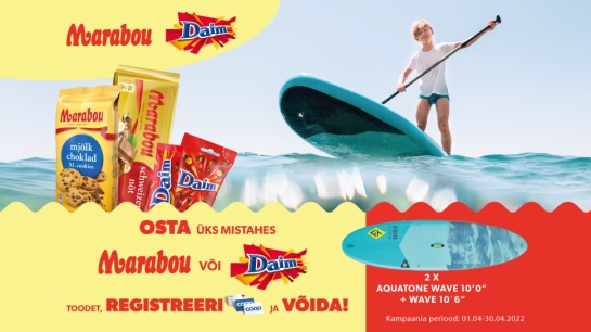 VÕITJAD ON SELGUNUD! Marabou-Daimi kampaania 1.04-30.04