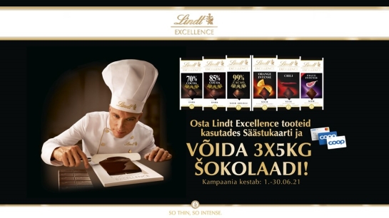 VÕITJAD ON SELGUNUD! Lindt Excellence kampaania 01.06-30.06