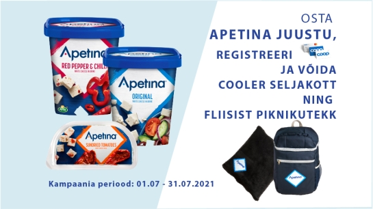 VÕITJAD ON SELGUNUD! Apetina kampaania 01.07-31.07