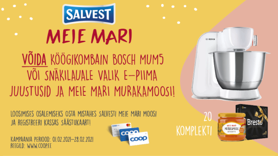 VÕITJAD ON SELGUNUD! Salvest Meie Mari kampaania 01.02.-28.02.2021
