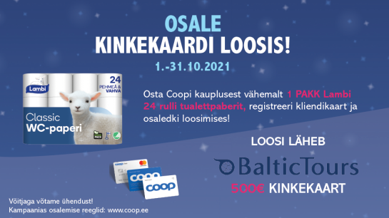 VÕITJA ON SELGUNUD! Lambi kampaania 01.10-31.10