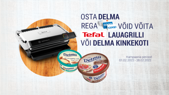 VÕITJAD ON SELGUNUD! Delma kampaania 1.02-28.02